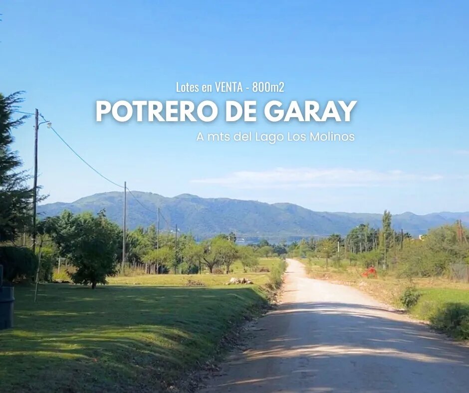 Lotes De 800m² - Potrero De Garay, A Metros Del Lago - 1