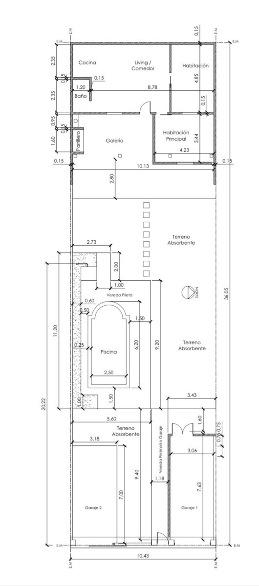 Casa en venta. 2 dormitorios con Pileta. - 23