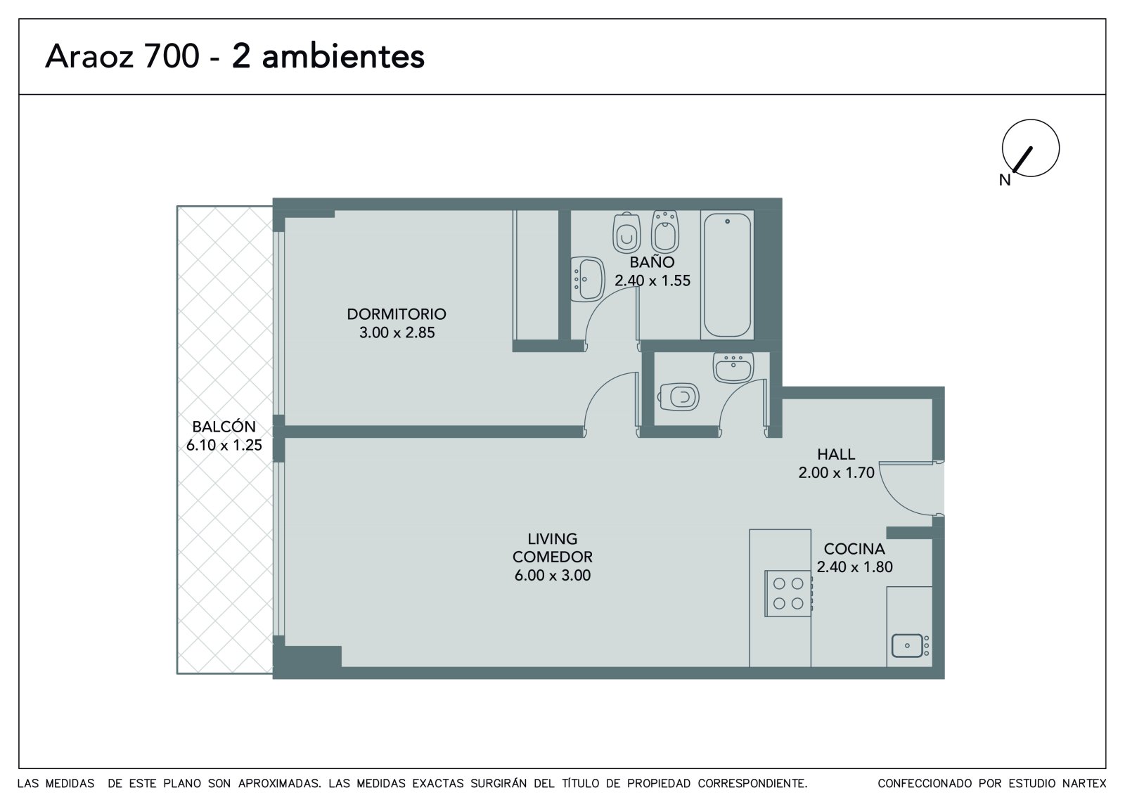 2 ambientes a estrenar al frente con balcón y amenities – Villa Crespo / Palermo - 31