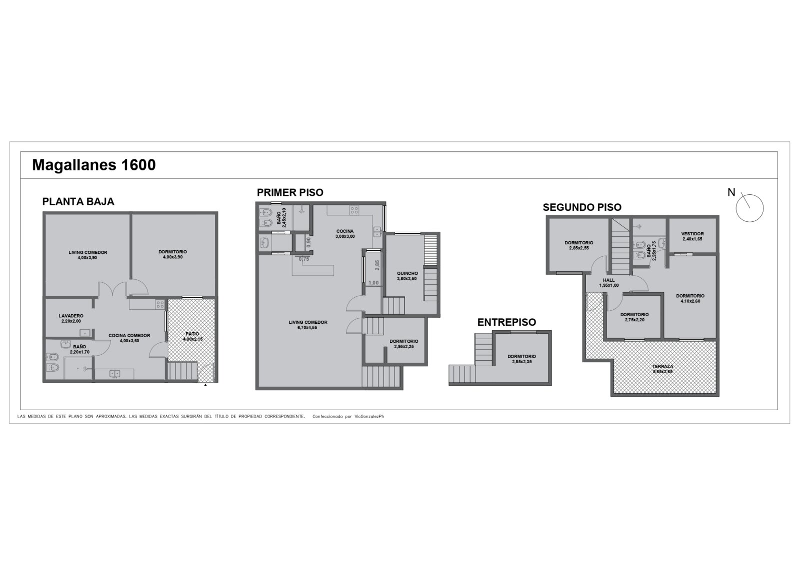 Venta. Ph 8 ambientes. 2 plantas. Quincho, patio y terraza. - 45