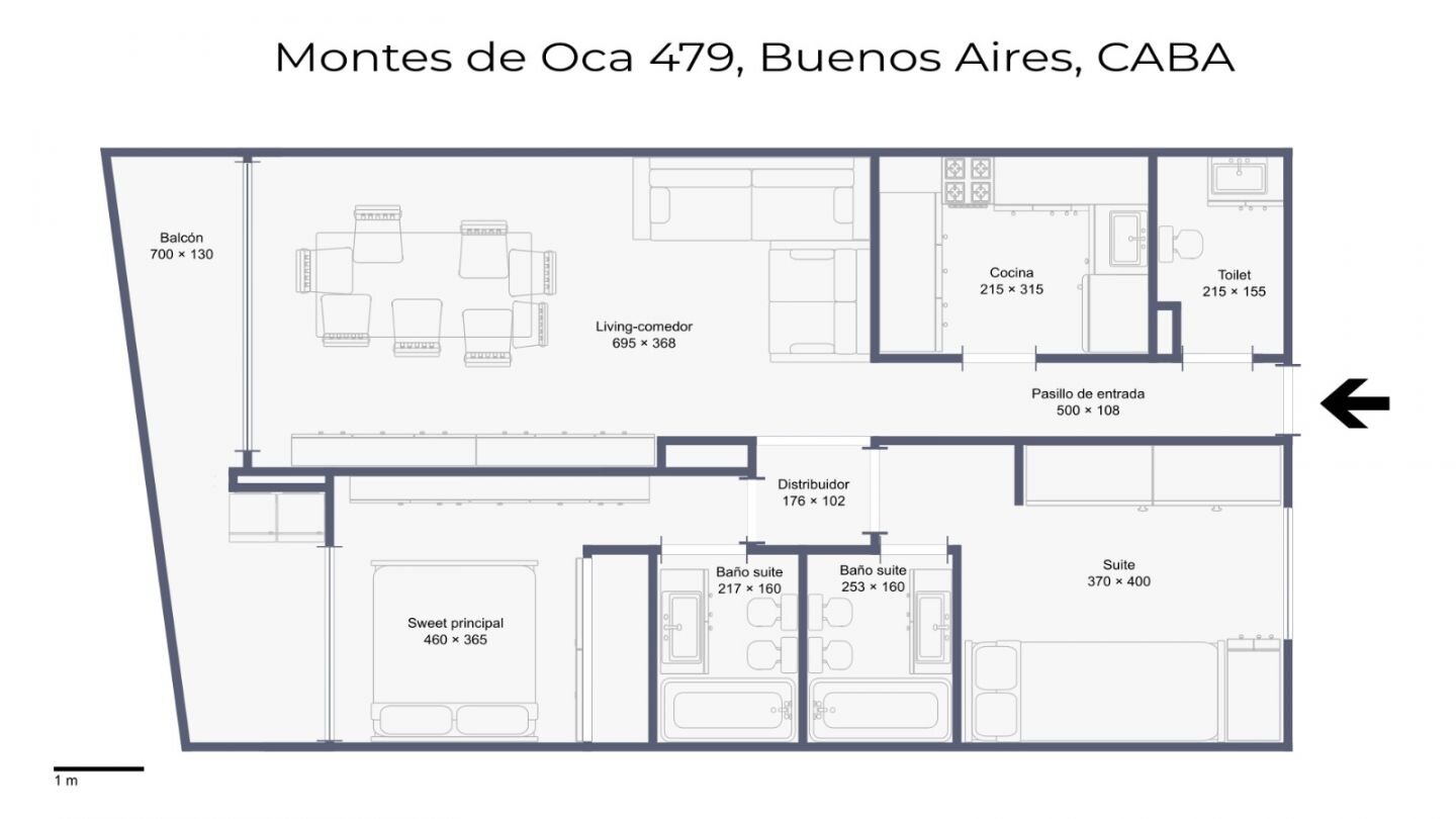 Depto 3 ambientes en venta con Pileta, SUM, seguridad 24hs. M de Oca y M Garcia - 30