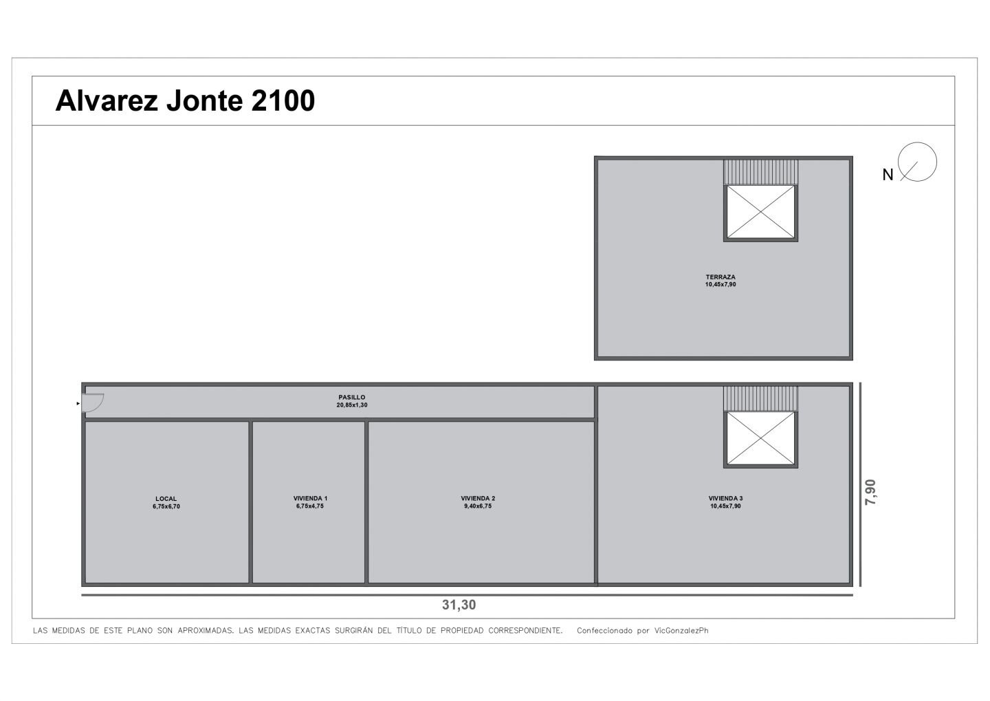 Venta en Block. 3 PH +local. Ideal para desarrollo sobre Avenida. - 48