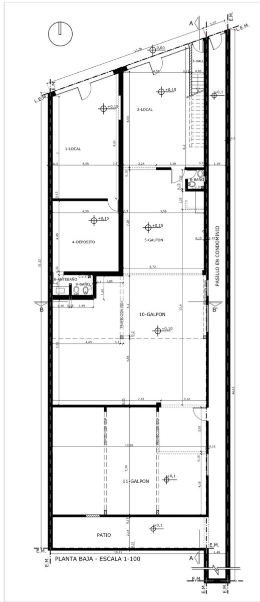 Locales Comerciales + Deposito - Av Presidente Peron 3600 - 13