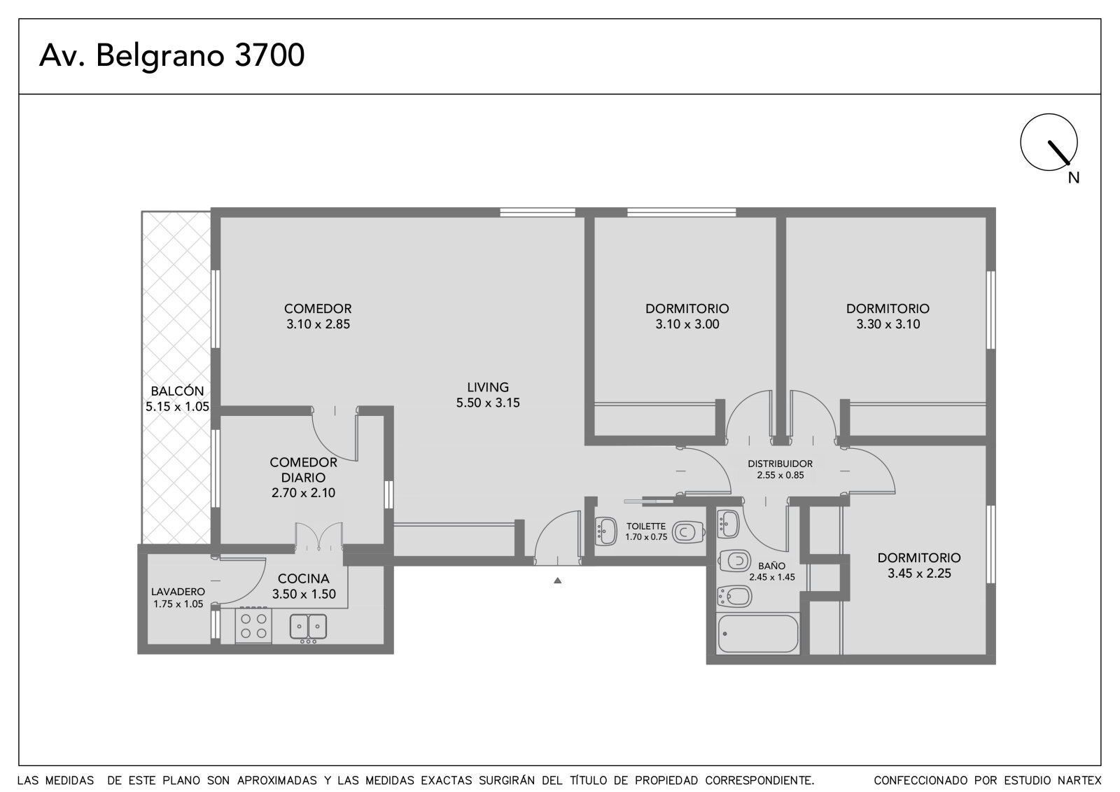 Venta. Depto 4 ambientes. Balcón. Apto Credito. Almagro - 35