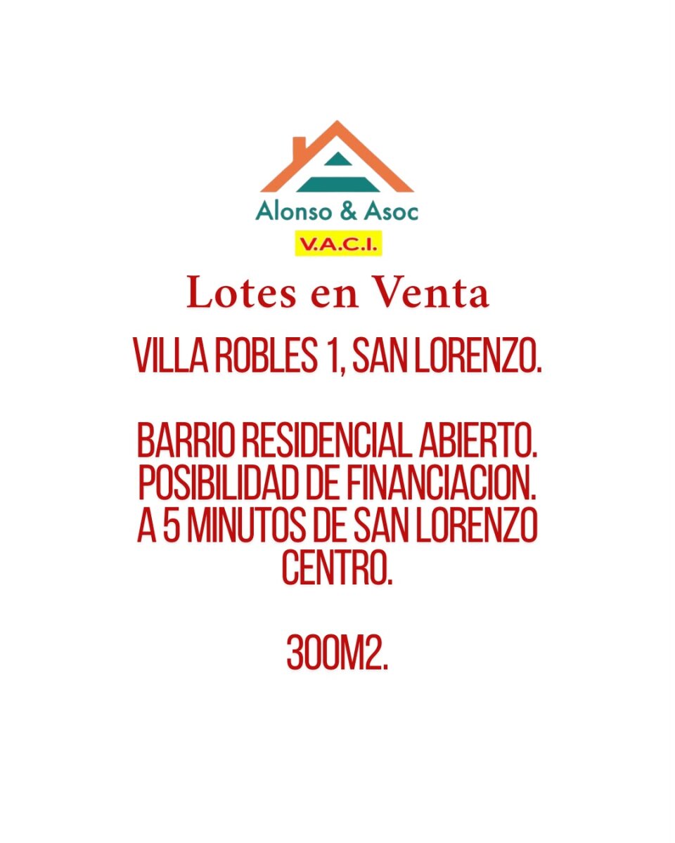 Lote en venta, Villa Robles 1 - 2