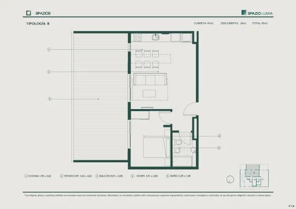 Departamento en Venta en Capital Federal, Capital Federal - USD 256.084 | Inmoup - 14