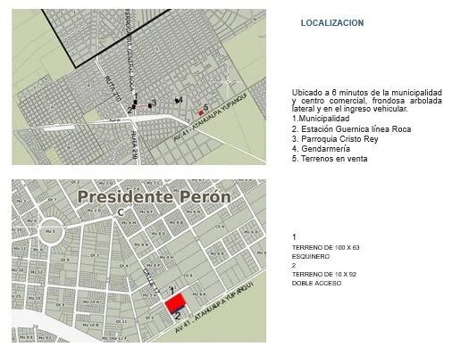 Lote en Venta en Presidente Peron, G.B.A. Zona Sur