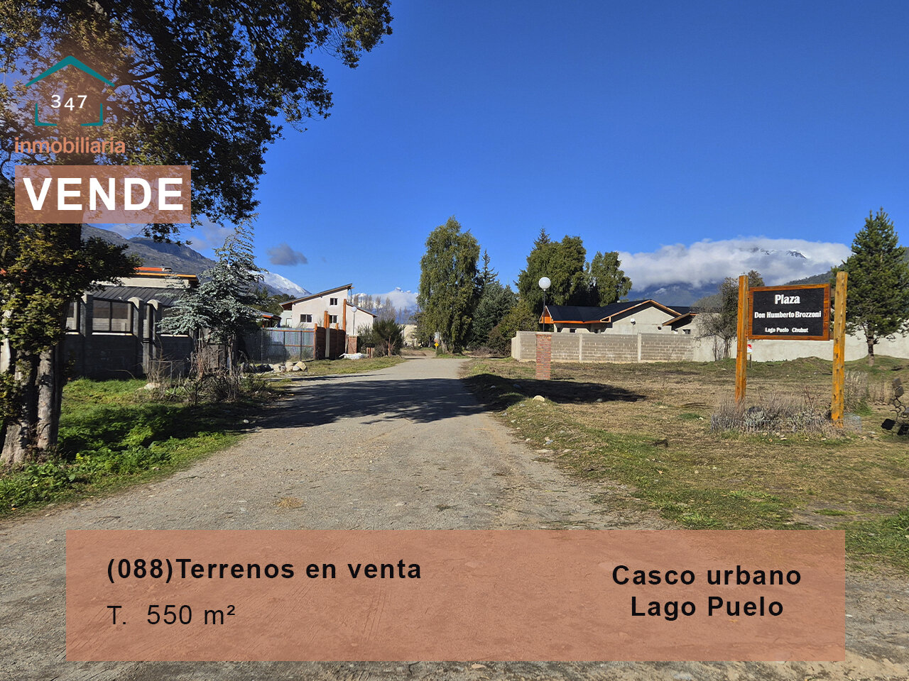 (088) LAGO PUELO, Lote céntrico de 500mts2 - 1