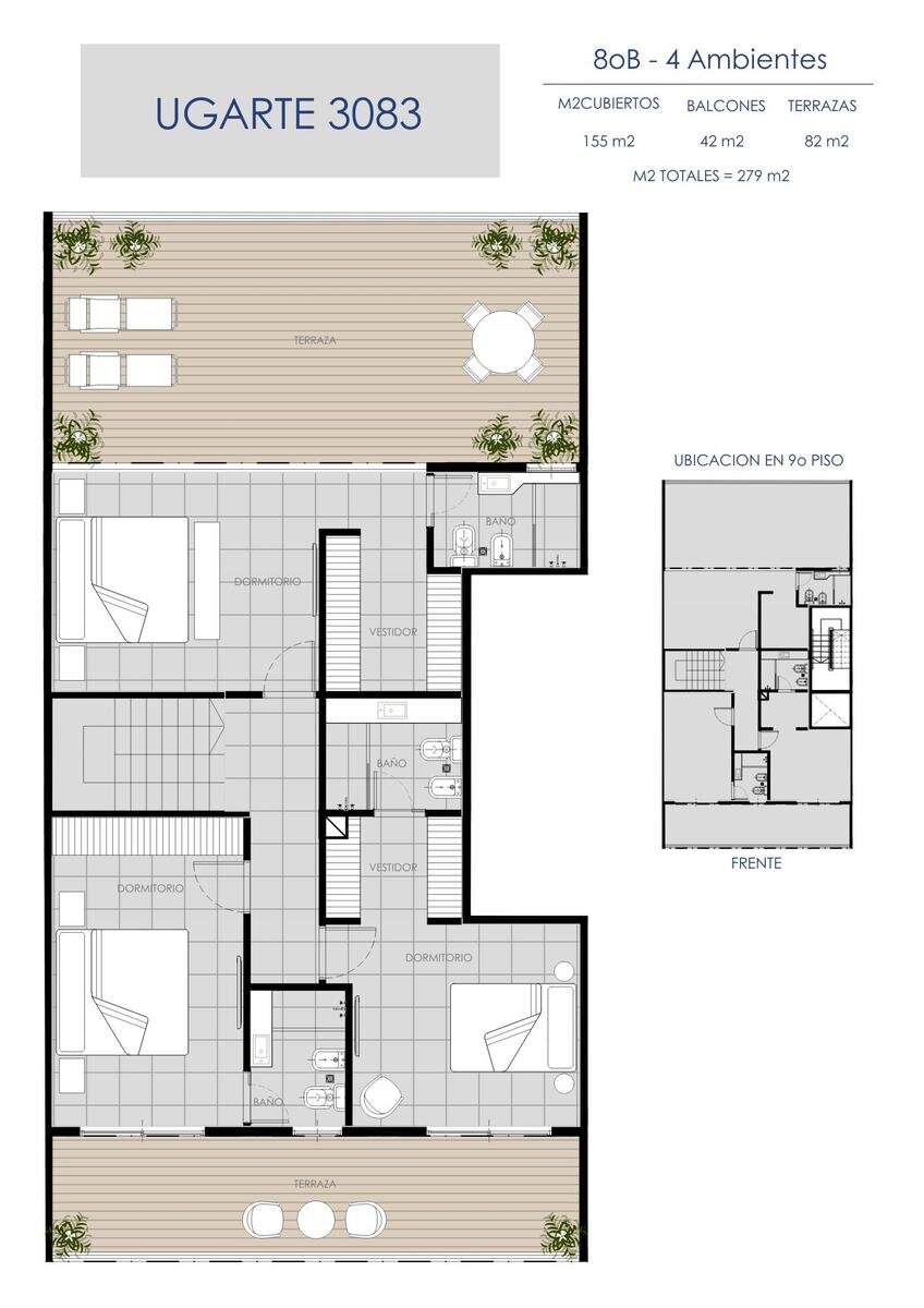 4 ambientes duplex con terraza y pileta privada - 11