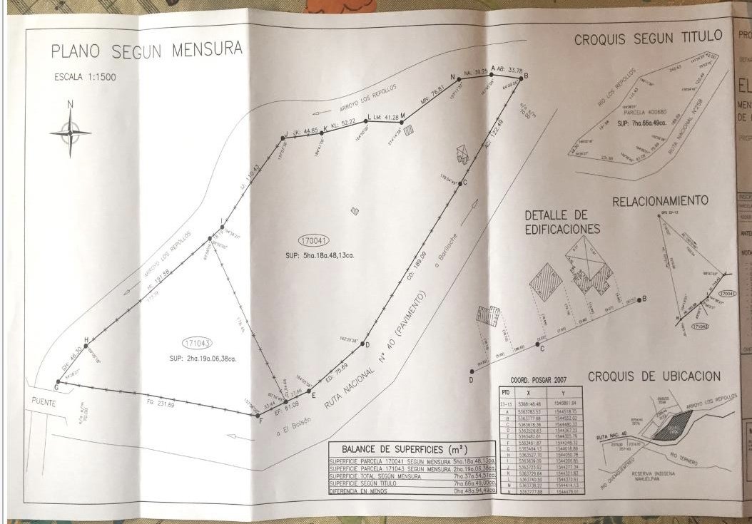 (063) BOLSON (Los Repollos), Chacra de 7,3Has. con tres viviendas - 68