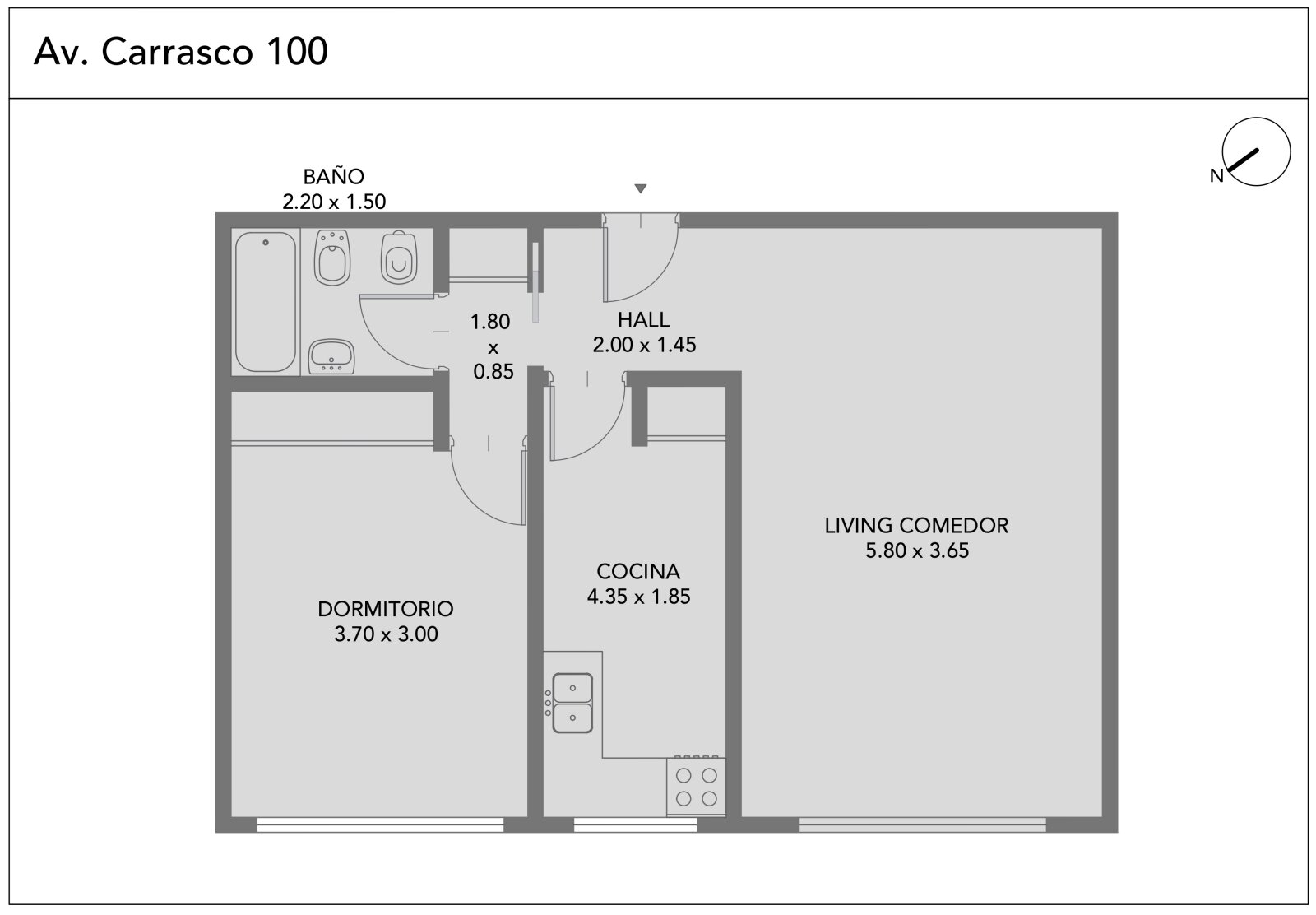 VENTA. DEPARTAMENTO 2 AMBIENTES. APTO CREDITO. FLORESTA - 2