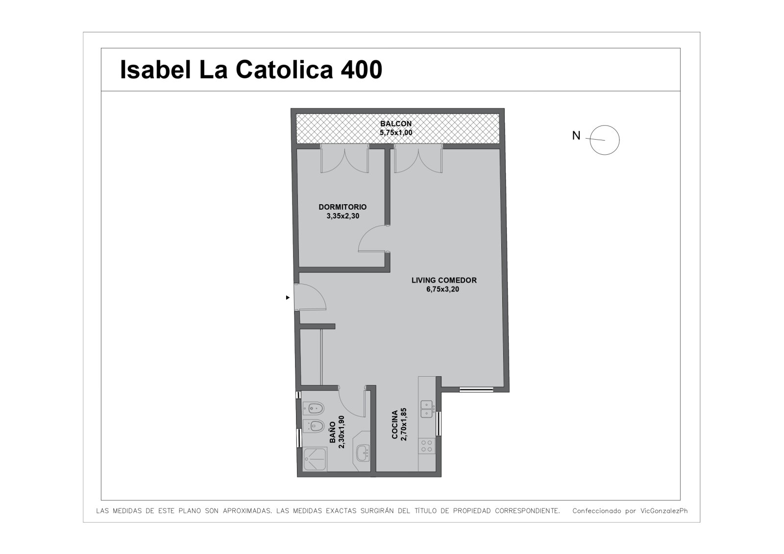 Venta. Departamento. 2 ambientes. Balcon Corrido. - 22