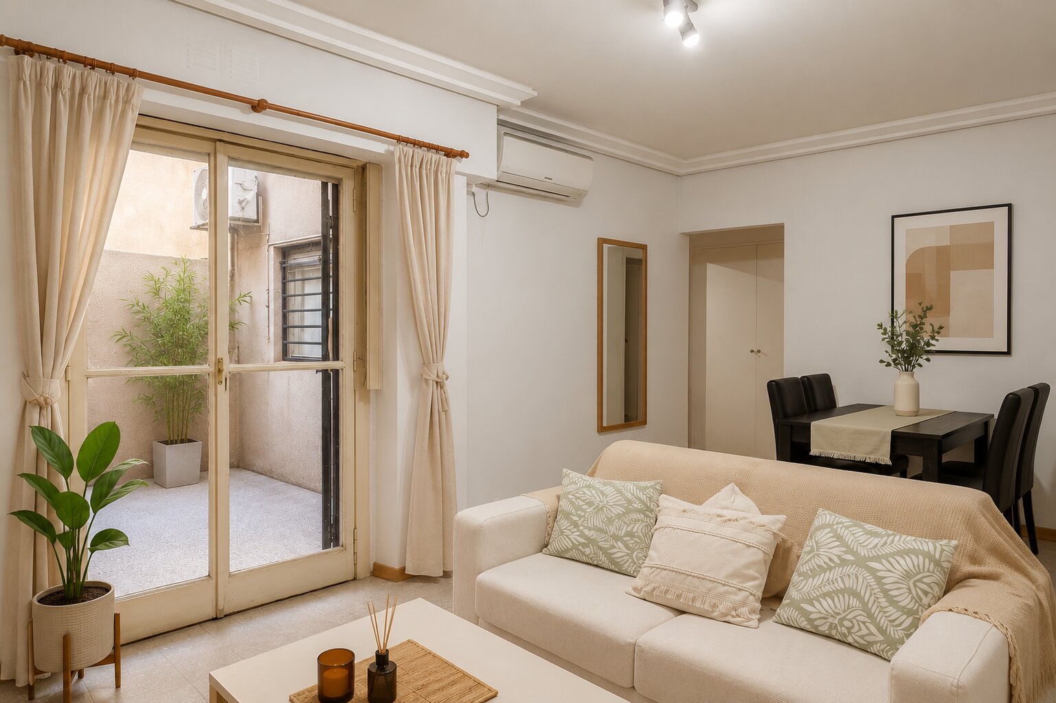 Venta 2 ambientes con patio propio y lavadero – Plaza Güemes, Palermo - 1