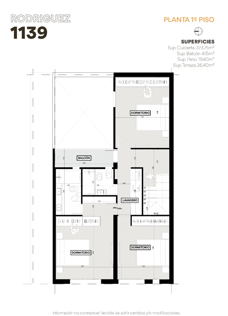 RODRIGUEZ 1137 - 3 DORMITORIOS + COMODIN - COCHERA DOBLE - 6
