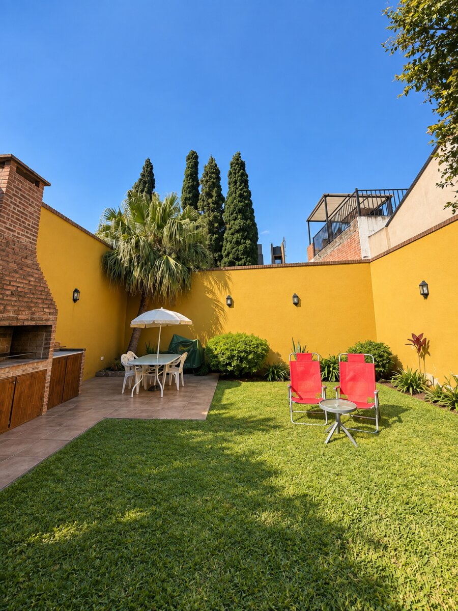 MUNIAGURRIA Y EVA PERON - CASA CON JARDÍN Y PARRILLERO