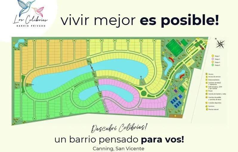 Venta Lote Barrio Los Colibríes San Vicente Desarrollo — foto 7