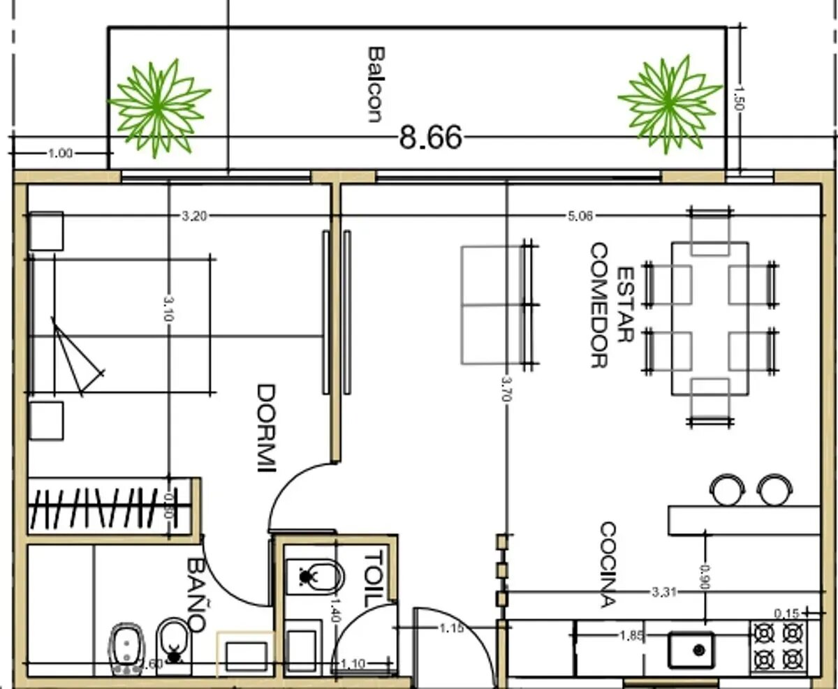 Venta Departamento 2 Ambientes En Lanus - 5
