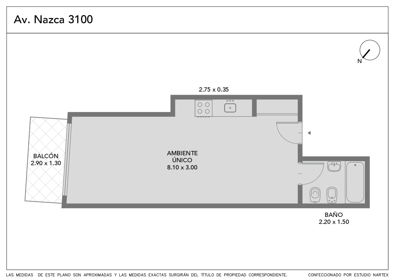 VENTA - Monoambiente - Vista Abierta - Villa del Parque - 3