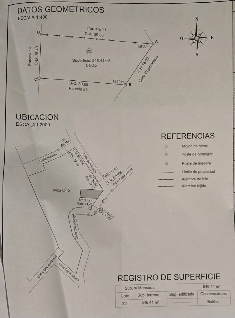VENTA DE LOTE EN AGUA DE ORO - 4