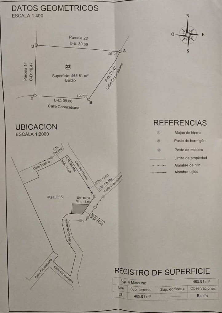 VENTA LOTE EN AGUA DE ORO - 5