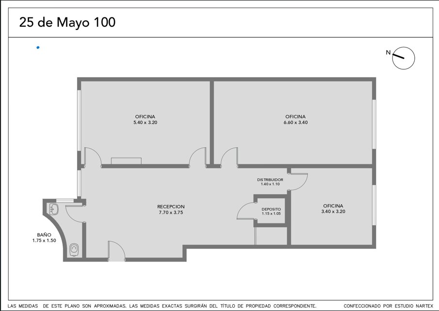 Estudio/ Oficina/ Consultorio. Microcentro - 2