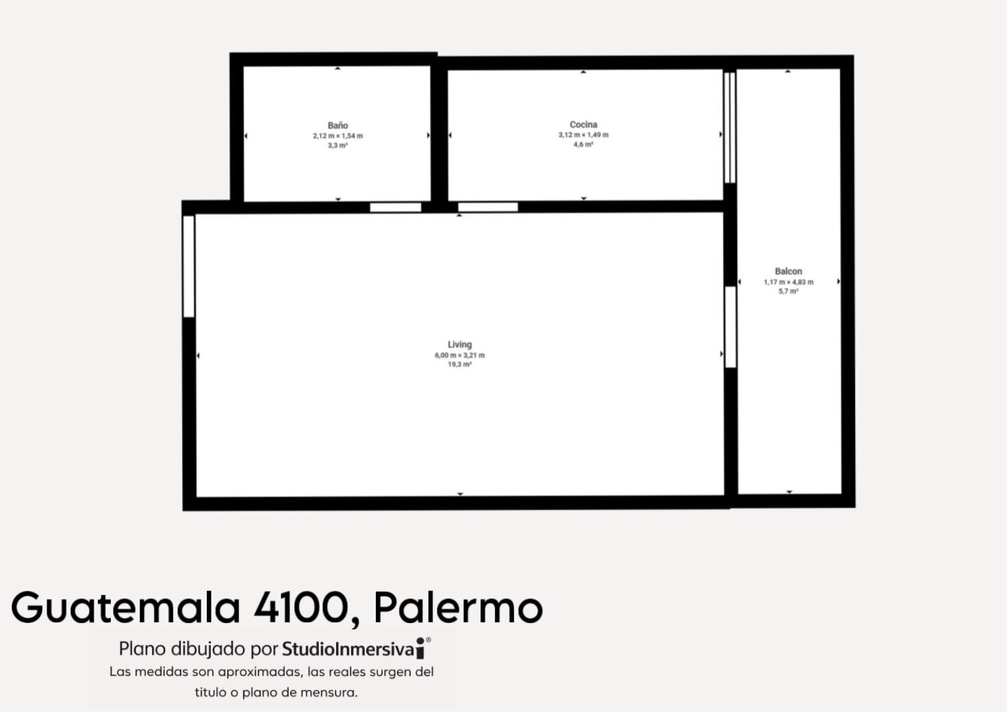 ALQUILER DEPARTAMENTO MONOAMBIENTE PALERMO - 2