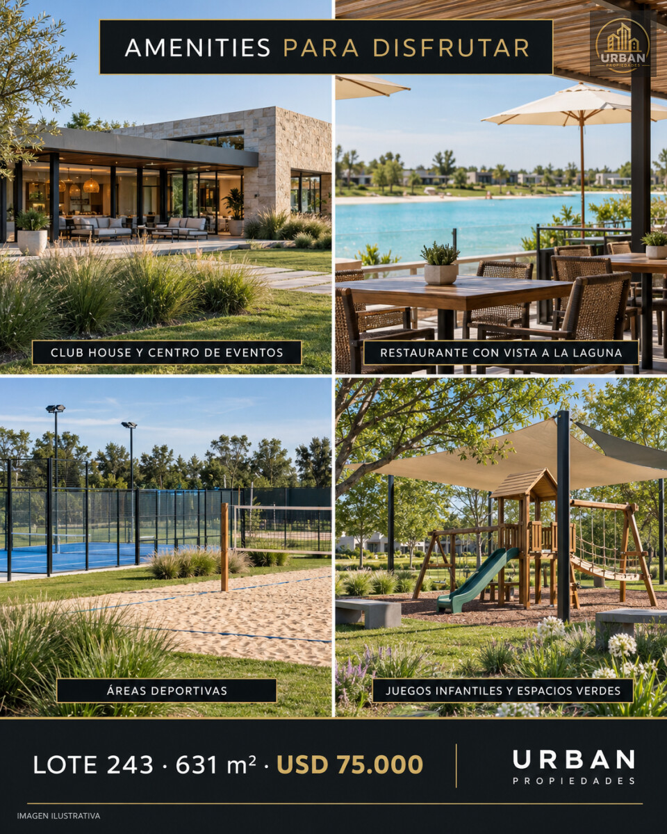 Venta Lote en Barrio Vida Crystal Lagoon, Funes - 5
