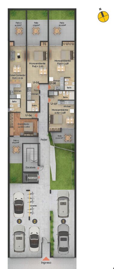VENTA URQUIZA 2800 MONOAMBIENTE AL FRENTE CON BALCÓN - 10