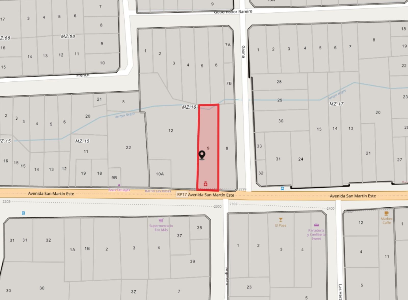 Propiedad comercial en venta sobre la Av. San martín Km10 - 4