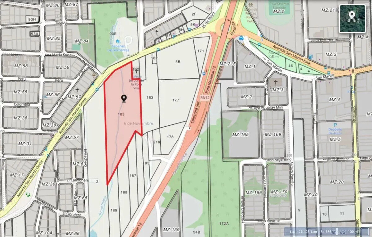 LOTE COMERCIAL/INDUSTRIAL DE 27.000M2 UBICADO SOBRE AV. SAN MARTÍN | ELDORADO - 2