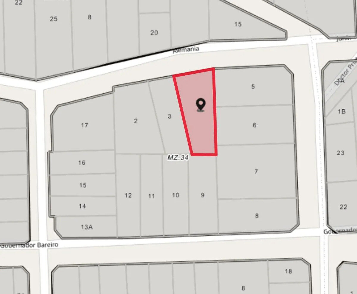 Terreno en venta de 745 m2 Calle Alemania Km10 De Eldorado - 3
