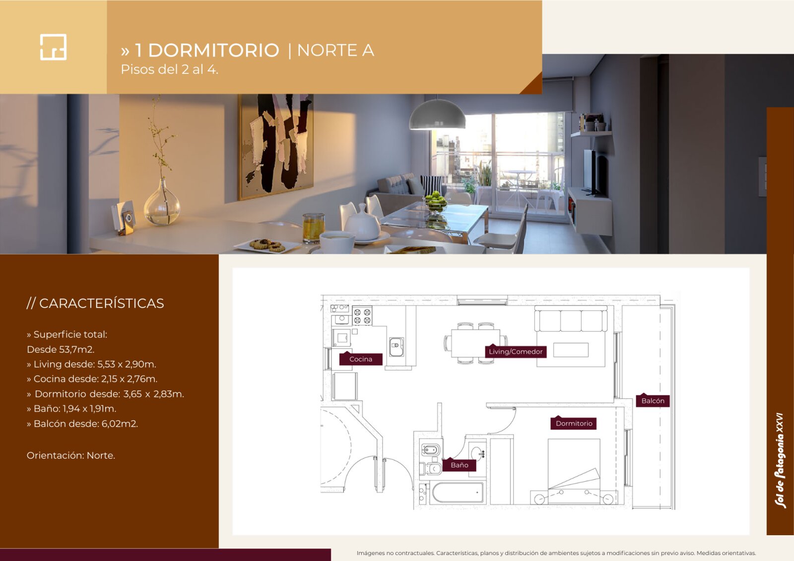 Mendoza 1465 | Departamento Premium de 1 Dormitorio al Frente con Balcón y Orientación Norte – Sol de Patagonia XXVI — foto 11
