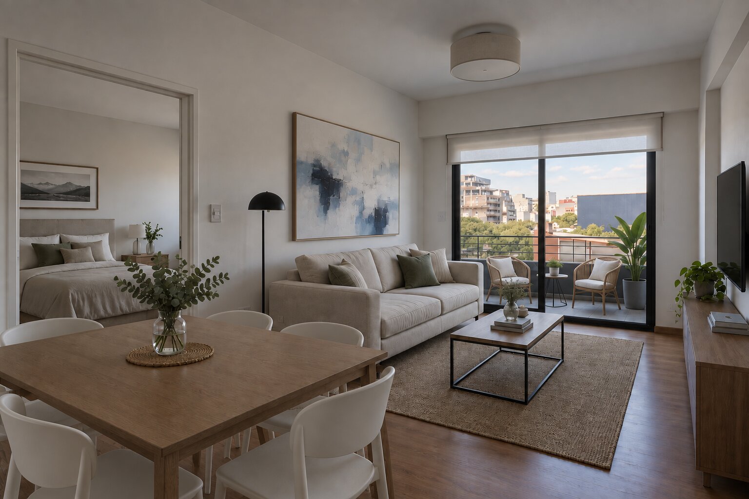 Venta. 3 ambientes. Apto Crédito. Frente. Balcon. Terraza. Cochera.
