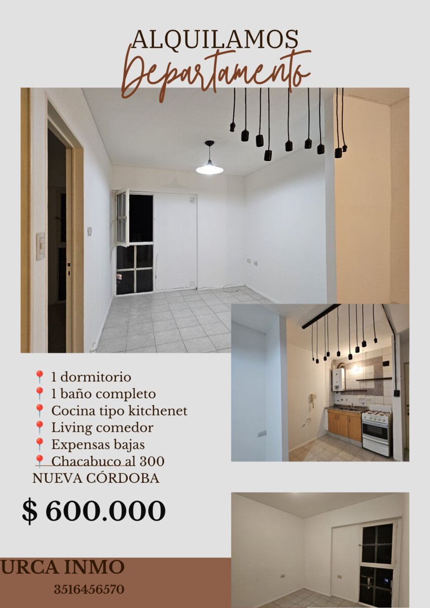 Alquiler Depto en Nueva Cordoba