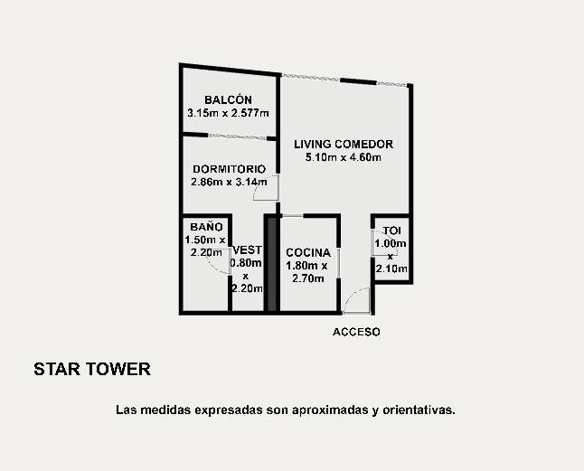 Alquiler 2 ambientes amoblado en Olivos con vista al Rio — foto 4