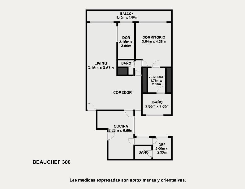 Beauchef 348 Piso 7 Departamento B - 50