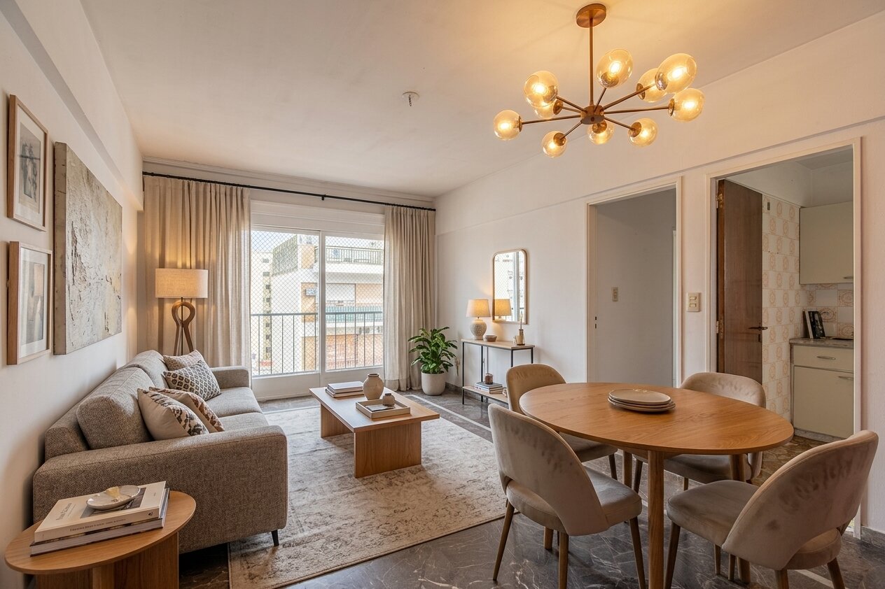 Venta. DEPTO 3 Amb c/ Dependencia. COCHERA CUBIERTA. Balcón corrido. Luminoso. Piso alto. Villa del Parque - 1