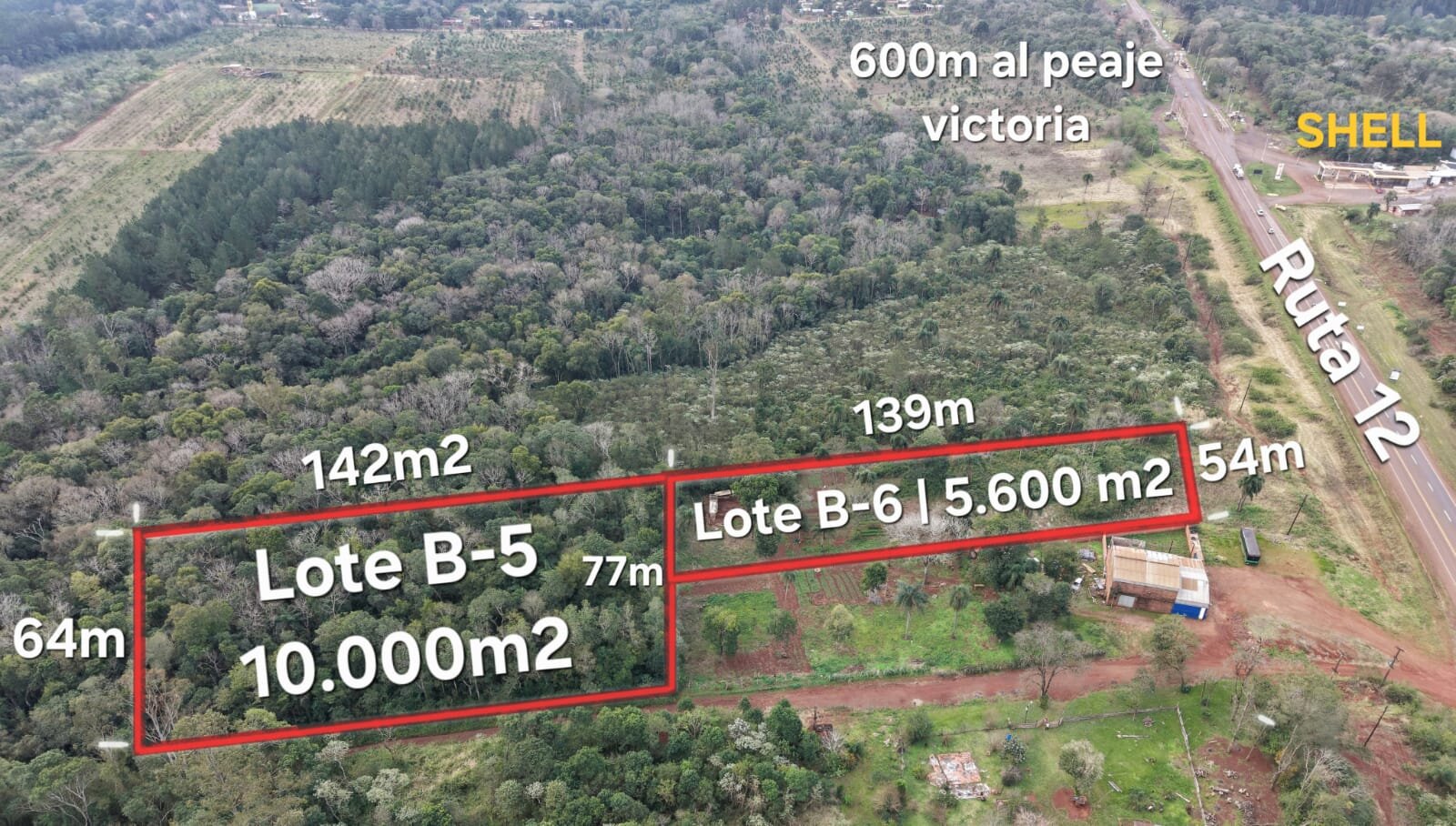 2 Lotes industriales en venta sobre la Ruta Nacional 12 - Eldorado, Mes — foto 2