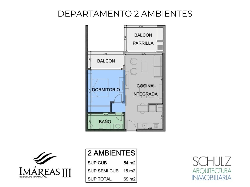 2 ambientes. Frente. A estrenar. Premium. Cochera - 14