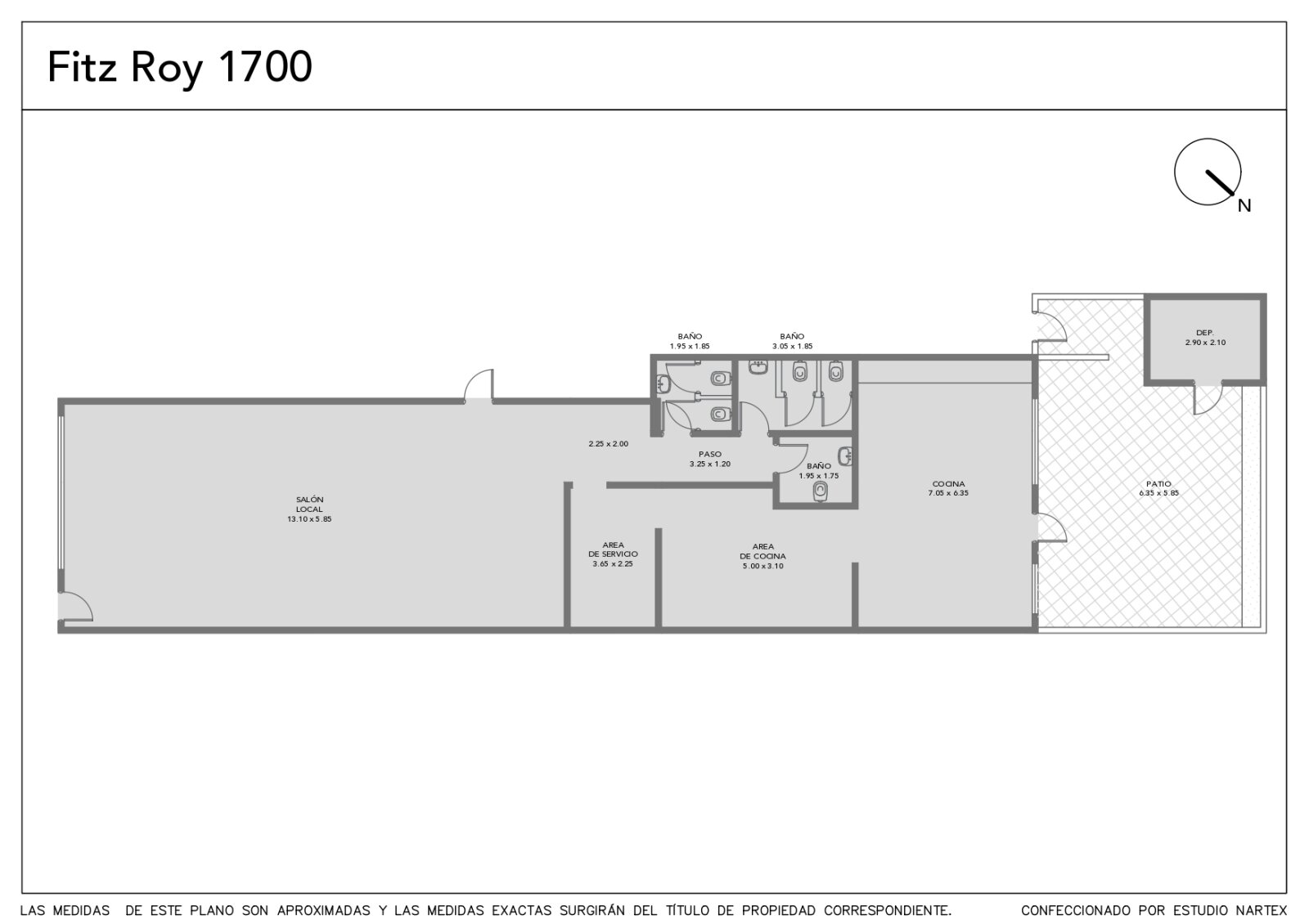 LOCAL COMERCIAL GASTRONOMICO - 7m x 31m - Vidriera - 39