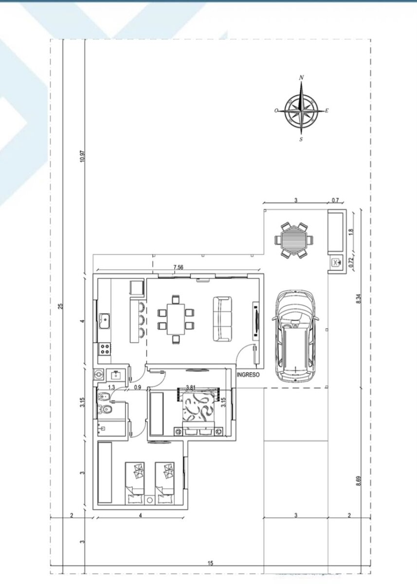 Venta casa a estrenar en Barrio Privado Club Zen de Alvear - 72,40 m² - 31