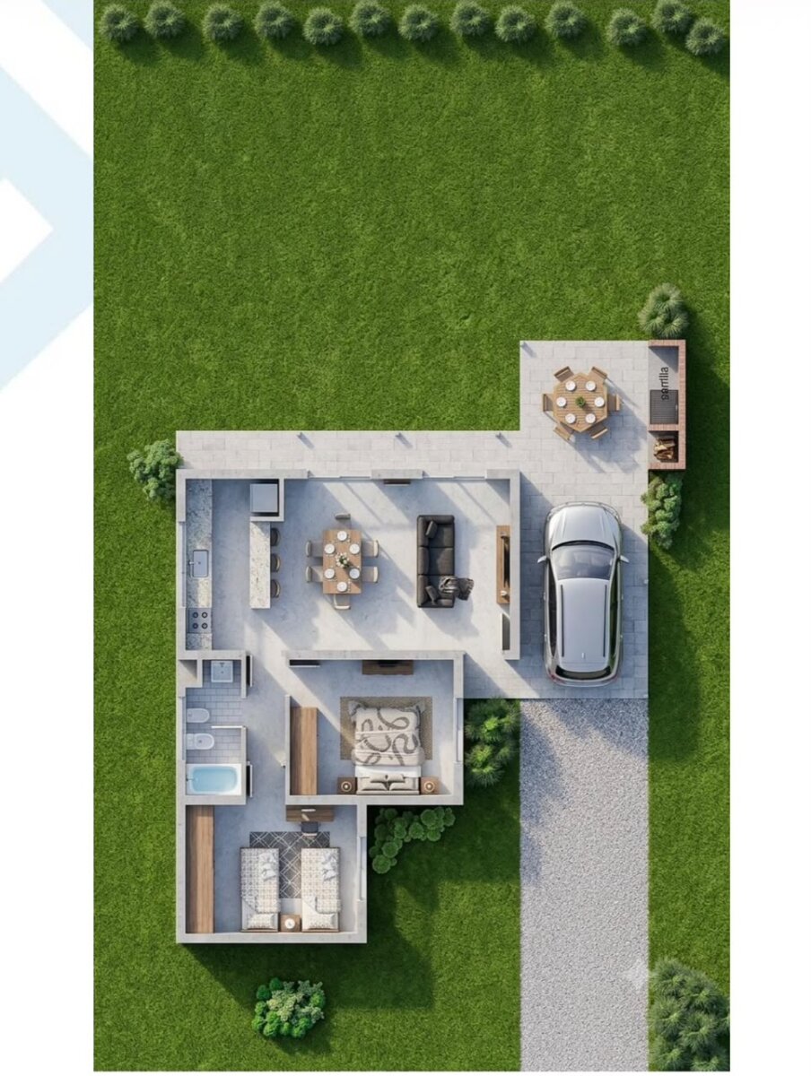 Venta casa a estrenar en Barrio Privado Club Zen de Alvear - 72,40 m² - 30