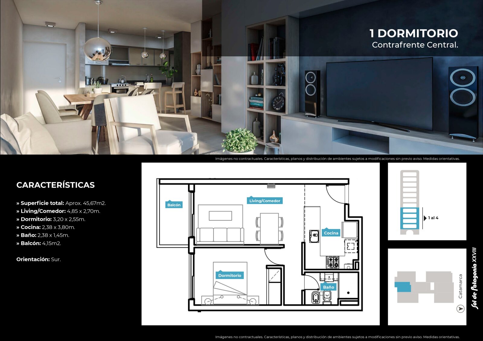 Catamarca 2263 | Unidad premium de 1 dormitorio - Imagen 2