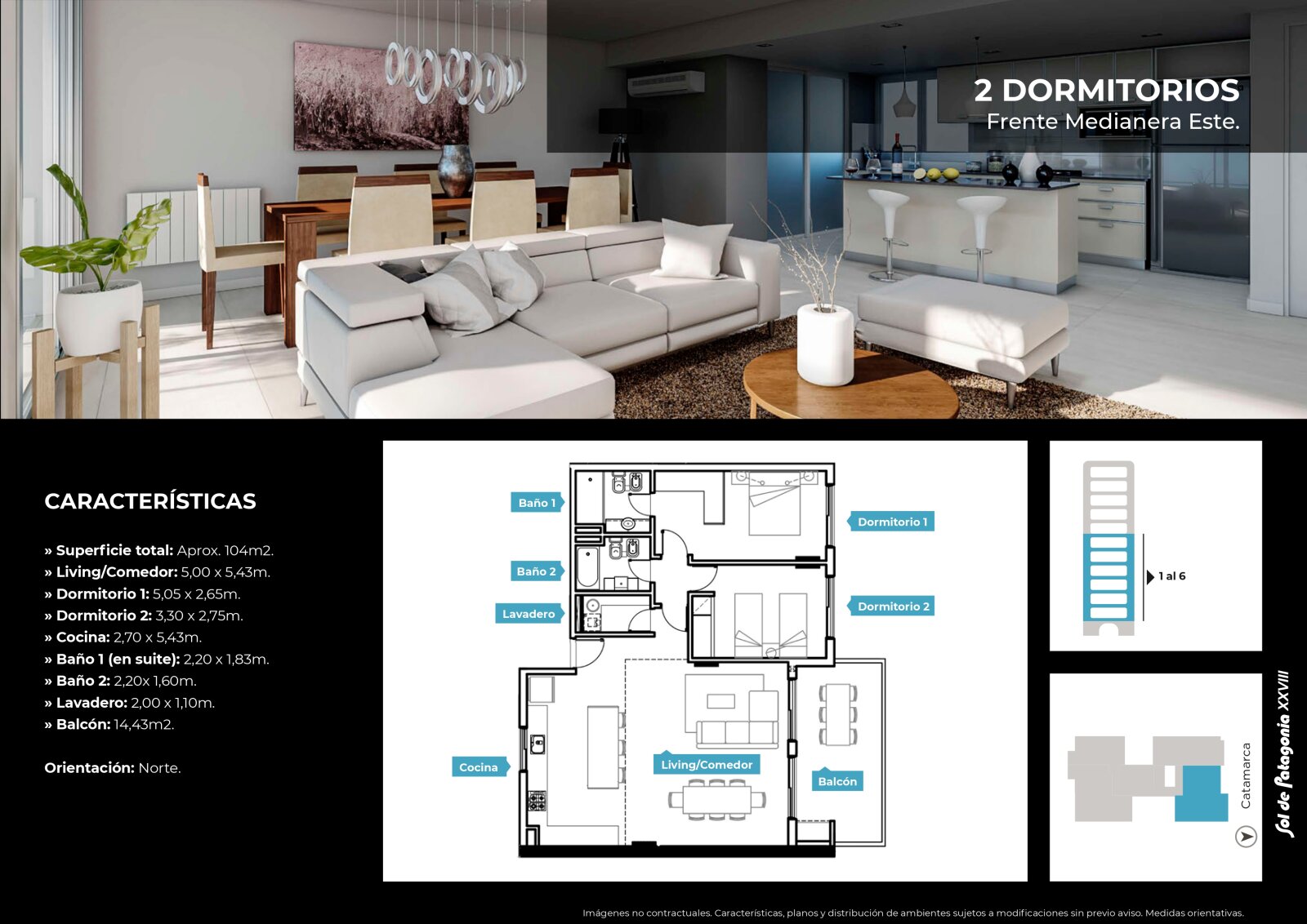 Catamarca 2263 | Unidad premium de 2 dormitorios
