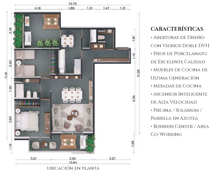 Emprendimiento. Plus Barracas. 3 ambientes. — foto 2