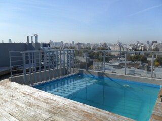 Palermo, Bonpland 1300, piso 8, 2 amb, 55m2, $ 1,200,000 + luz + gas + internet. 25-10-26