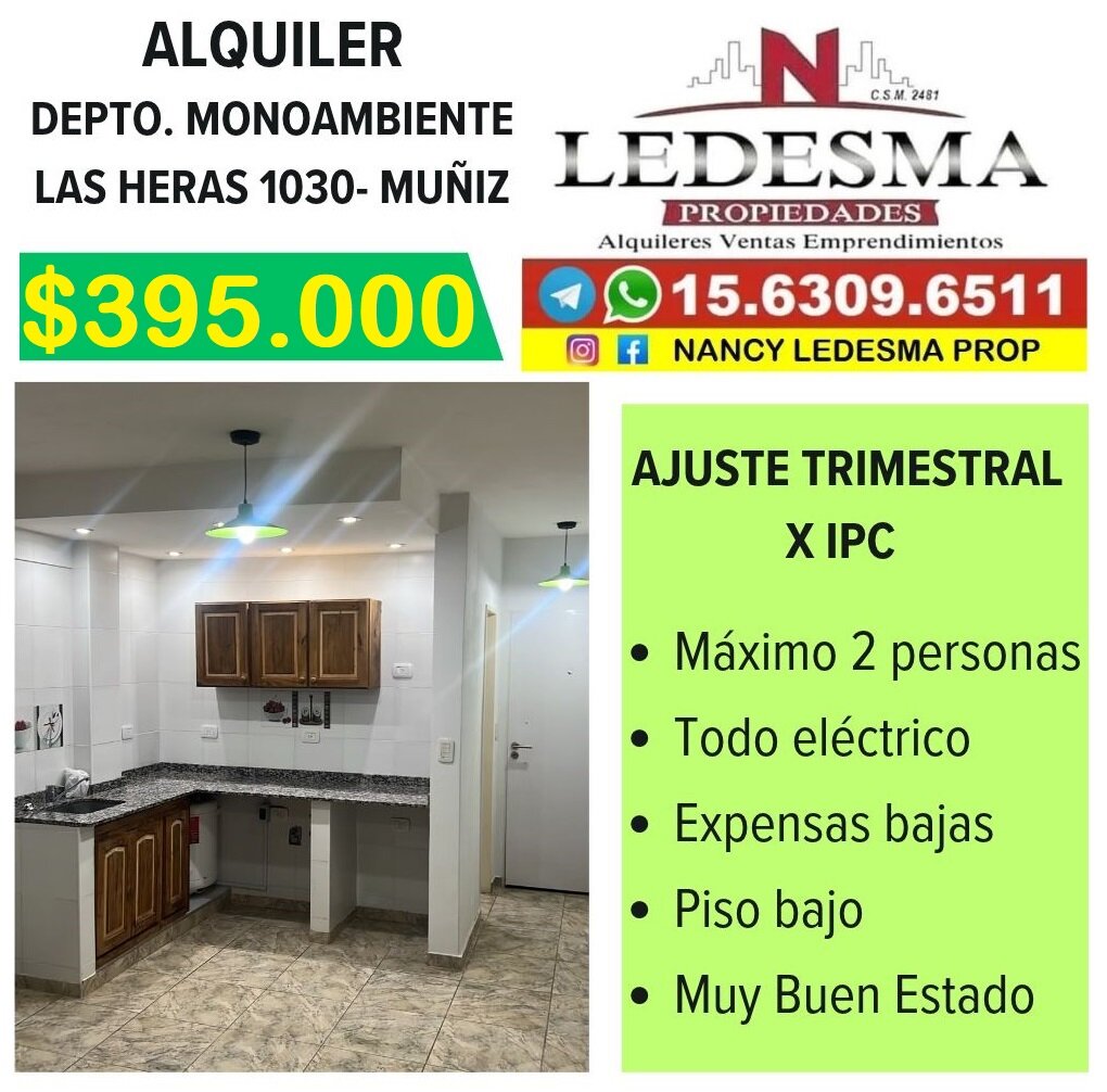 $395.000 Alquiler 1 amb Muñiz San Miguel - 7