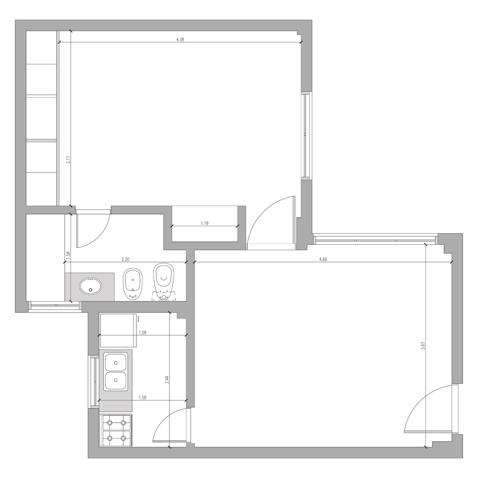 Departamento en Venta en Capital Federal, Capital Federal - USD 114.500 | Inmoup - 23