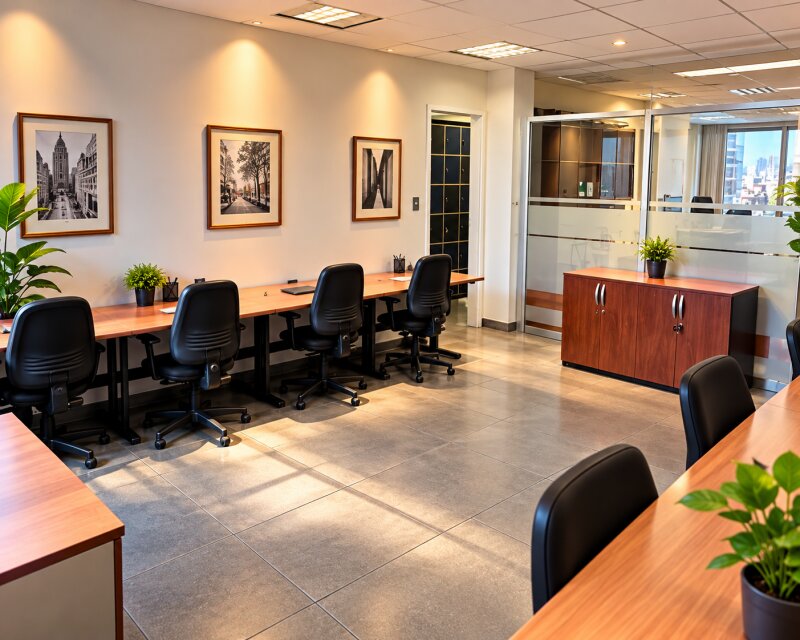 Arriendo Oficina Amoblada 3 Privadas, Centro de Santiago