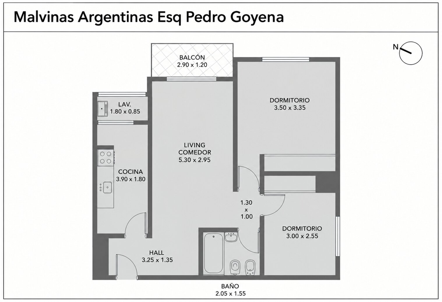 Esq. Pedro Goyena - 3amb - Vista abierta - Caballito — foto 3